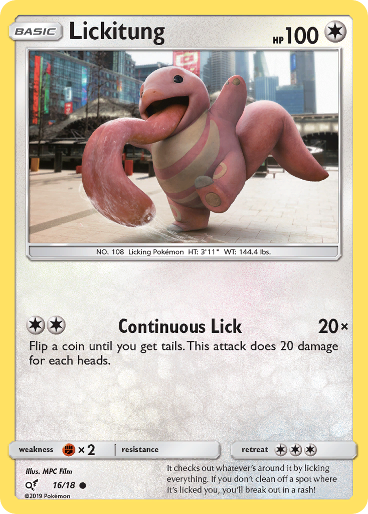 Lickitung (16/18) [Sun & Moon: Detective Pikachu] | KingTCG.ca