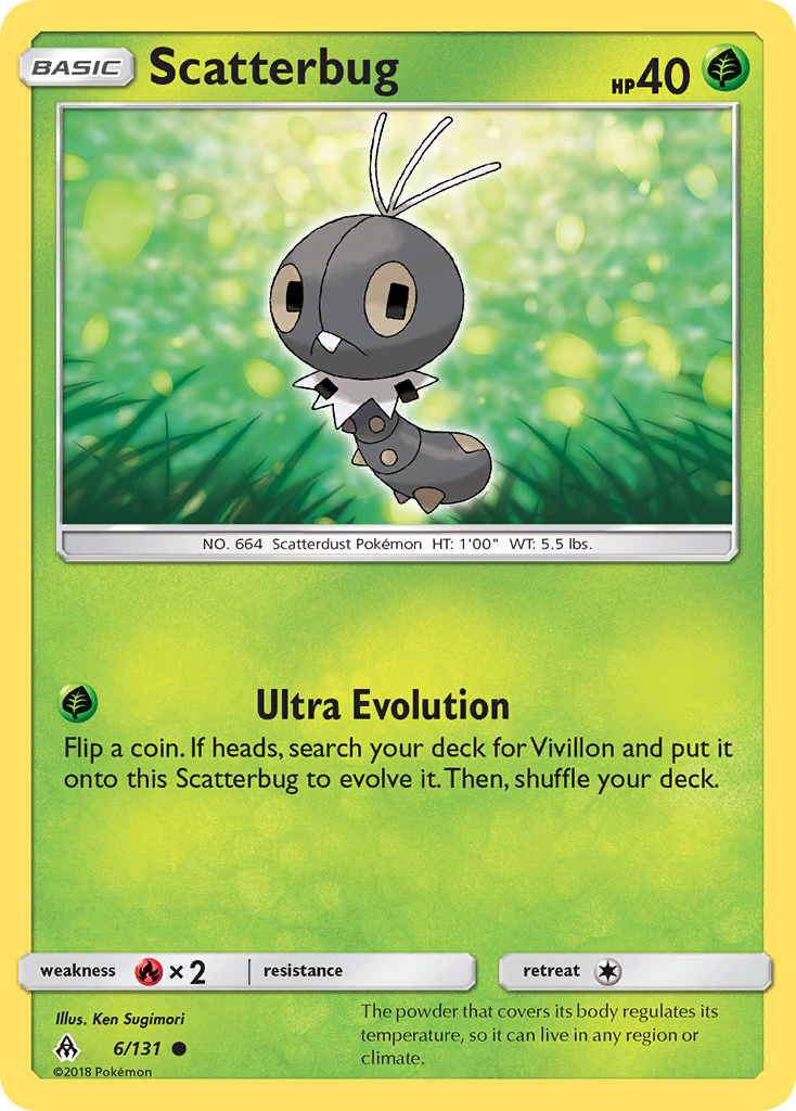 Scatterbug (6/131) [Sun & Moon: Forbidden Light] | KingTCG.ca