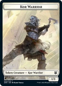 Kor Warrior // Plant Double-sided Token [Zendikar Rising Tokens] | KingTCG.ca