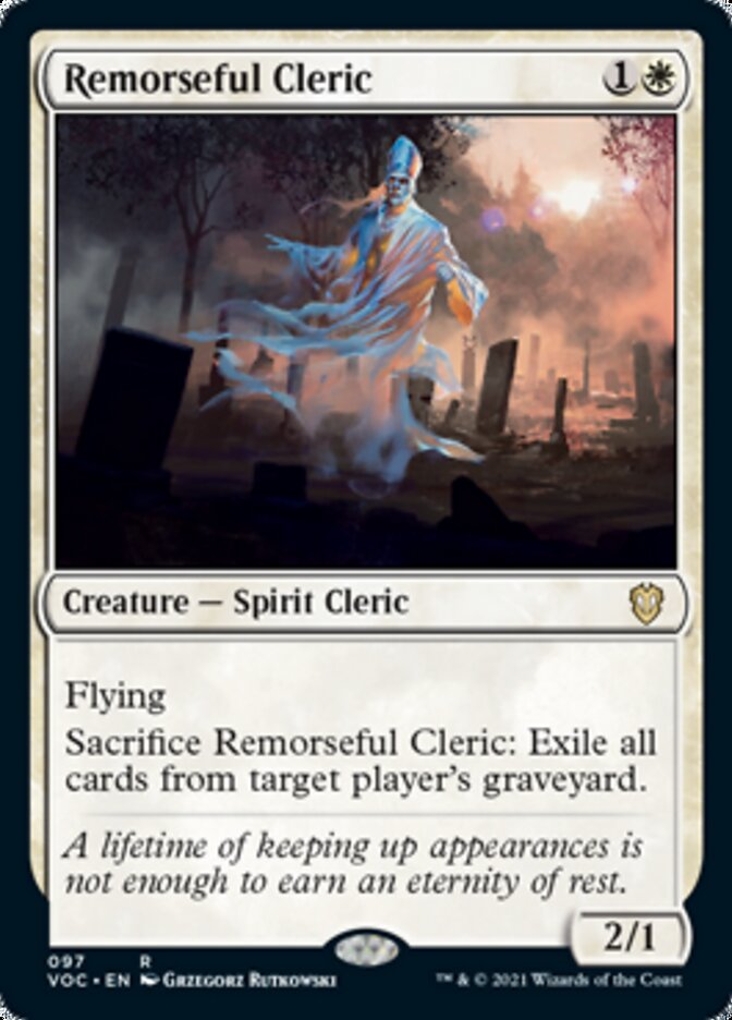 Remorseful Cleric [Innistrad: Crimson Vow Commander] | KingTCG.ca