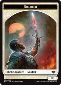 Soldier (004) // Rhino (013) Double-sided Token [Modern Horizons Tokens] | KingTCG.ca