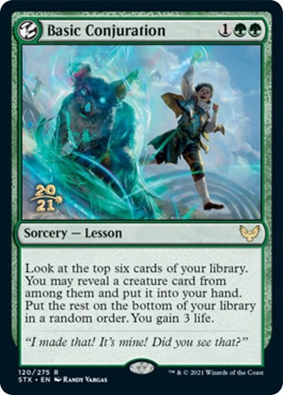 Basic Conjuration [Strixhaven: School of Mages Prerelease Promos] | KingTCG.ca