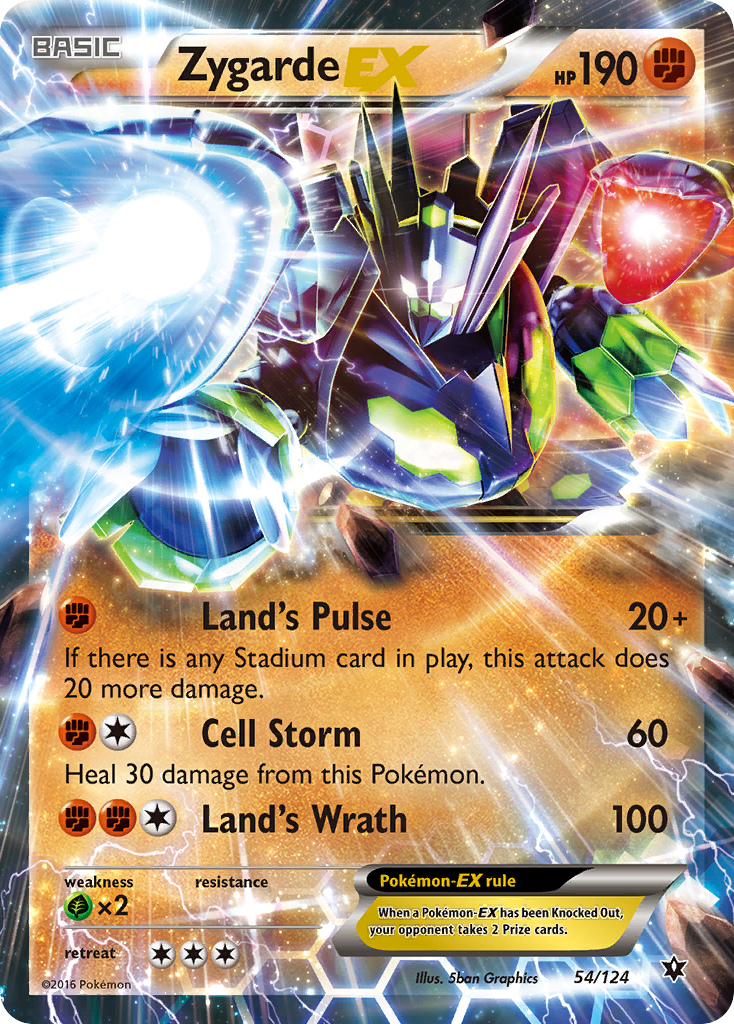 Zygarde EX (54/124) [XY: Fates Collide] | KingTCG.ca