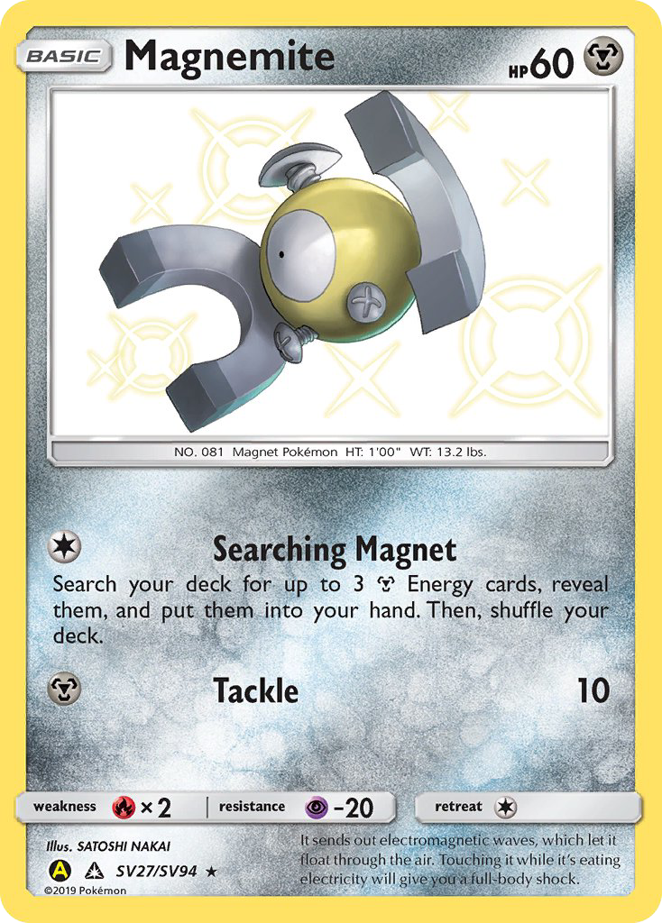 Magnemite (SV27/SV94) [Sun & Moon: Hidden Fates - Shiny Vault] | KingTCG.ca