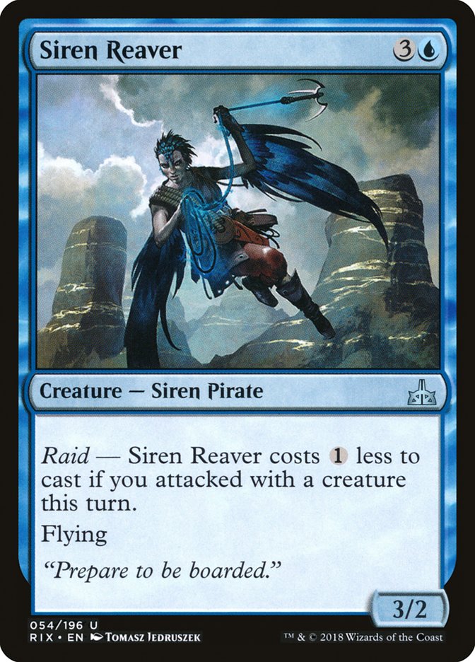 Siren Reaver [Rivals of Ixalan] | KingTCG.ca