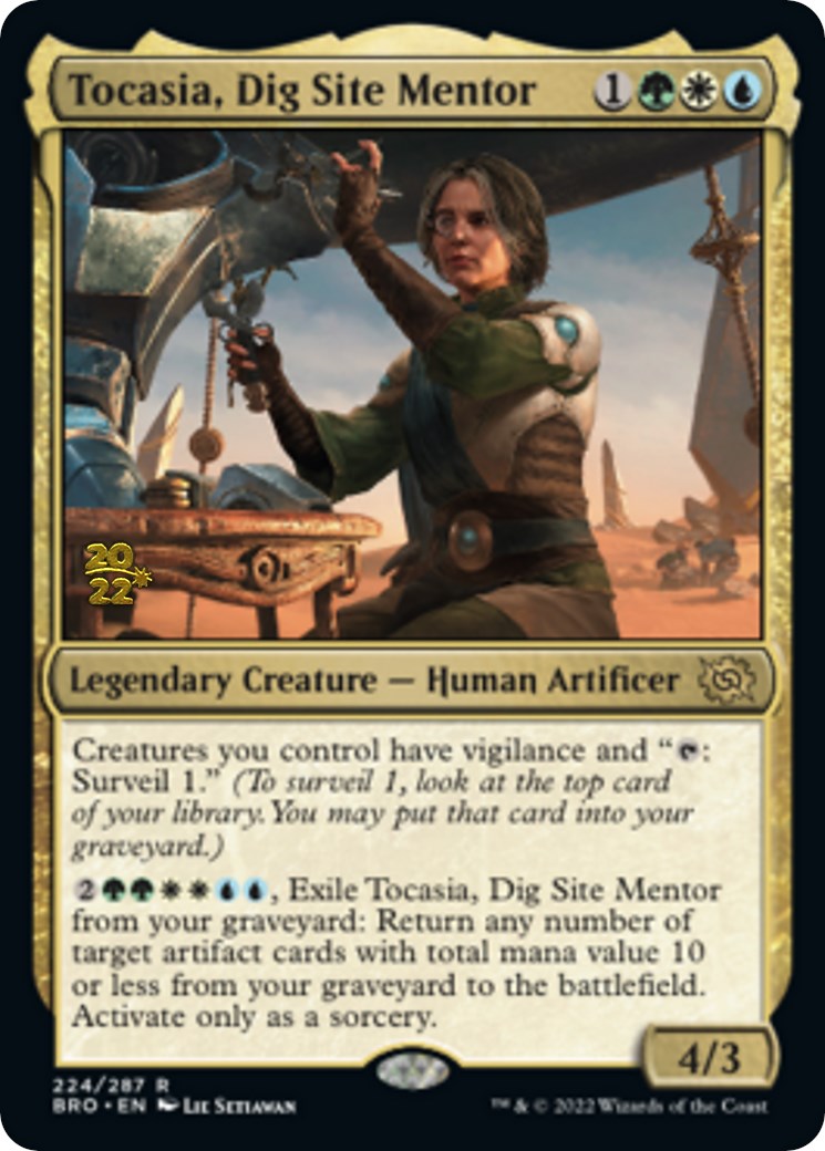 Tocasia, Dig Site Mentor [The Brothers' War: Prerelease Promos] | KingTCG.ca