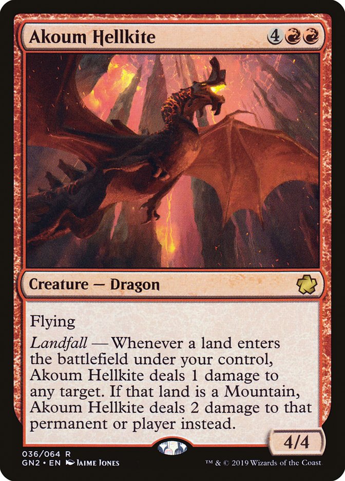 Akoum Hellkite [Game Night 2019] | KingTCG.ca