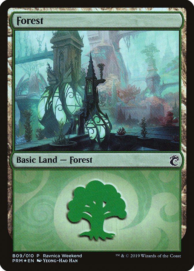 Forest - Simic (B09) [RNA Ravnica Weekend] | KingTCG.ca