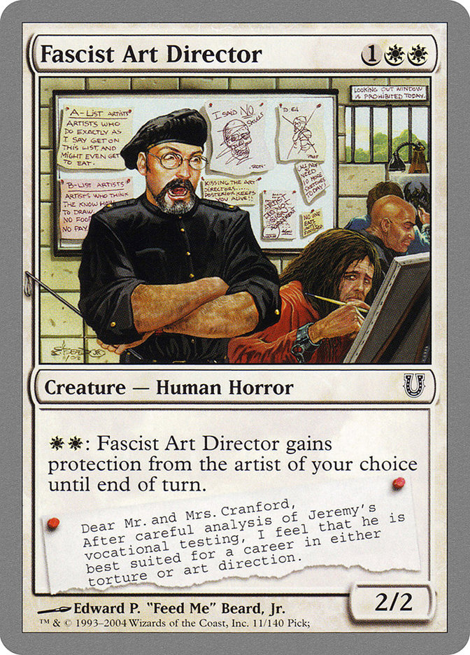 Fascist Art Director [Unhinged] | KingTCG.ca