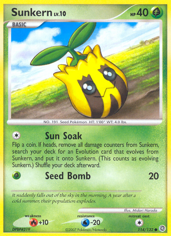 Sunkern (114/132) [Diamond & Pearl: Secret Wonders] | KingTCG.ca