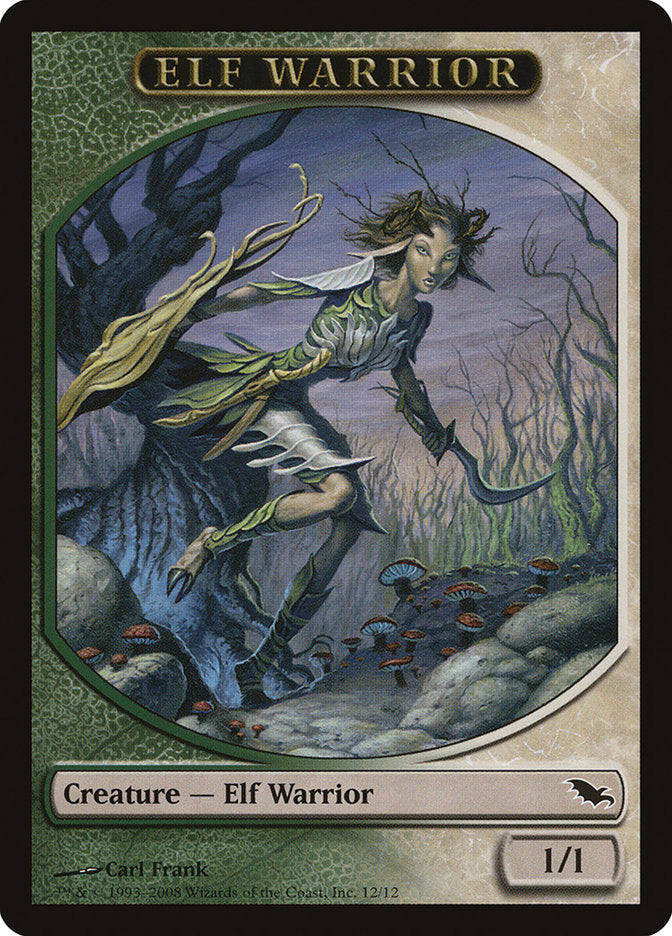 Elf Warrior (12/12) [Shadowmoor Tokens] | KingTCG.ca