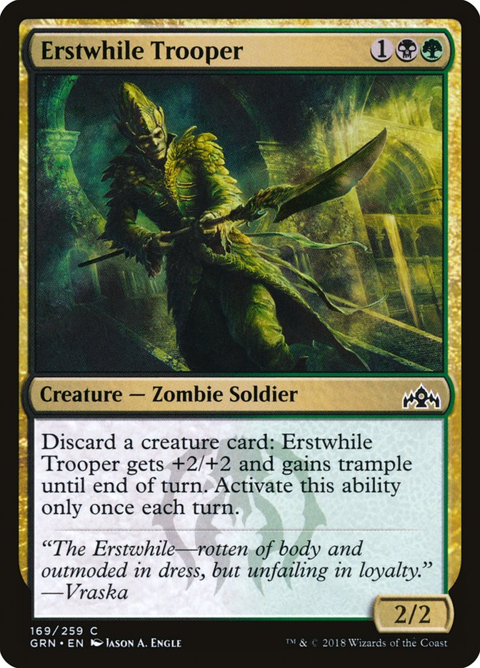 Erstwhile Trooper [Guilds of Ravnica] | KingTCG.ca