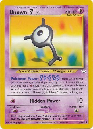 Unown [Y] (40/64) [Neo Revelation] | KingTCG.ca