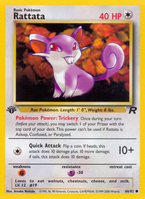 Rattata (66/82) [Team Rocket 1st Edition] | KingTCG.ca