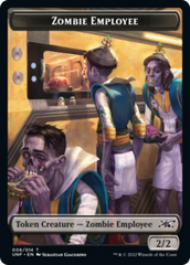 Zombie Employee // Food (011) Double-sided Token [Unfinity Tokens] | KingTCG.ca