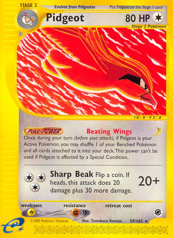 Pidgeot (59/165) [Expedition: Base Set] | KingTCG.ca