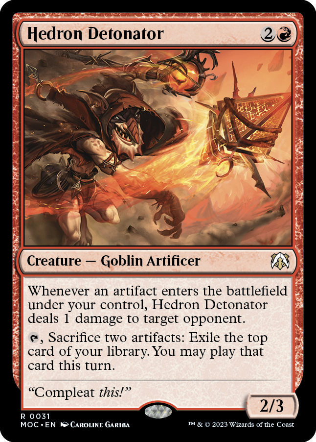 Hedron Detonator [March of the Machine Commander] | KingTCG.ca