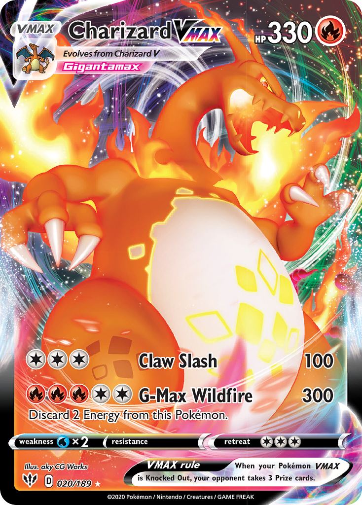 Charizard VMAX (20/189) [Sword & Shield: Darkness Ablaze] | KingTCG.ca