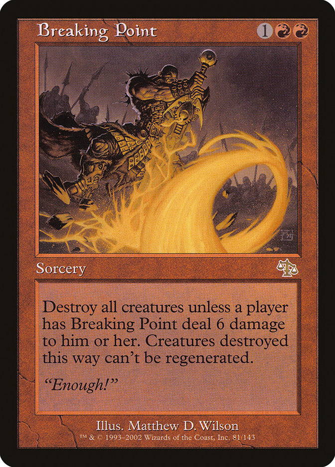 Breaking Point [Judgment] | KingTCG.ca