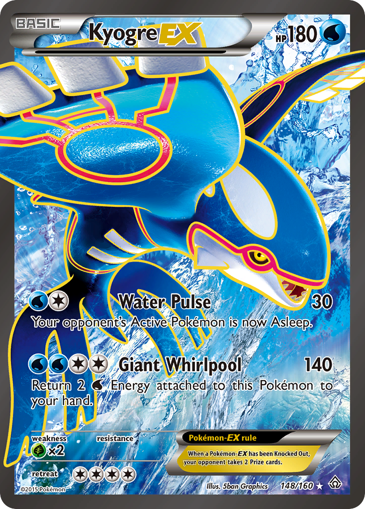 Kyogre EX (148/160) [XY: Primal Clash] | KingTCG.ca