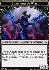 Champion of Wits // Insect Double-sided Token [Hour of Devastation Tokens] | KingTCG.ca