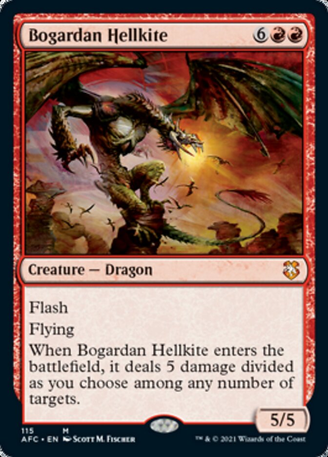 Bogardan Hellkite [Dungeons & Dragons: Adventures in the Forgotten Realms Commander] | KingTCG.ca