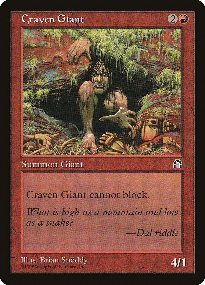 Craven Giant [Stronghold] | KingTCG.ca