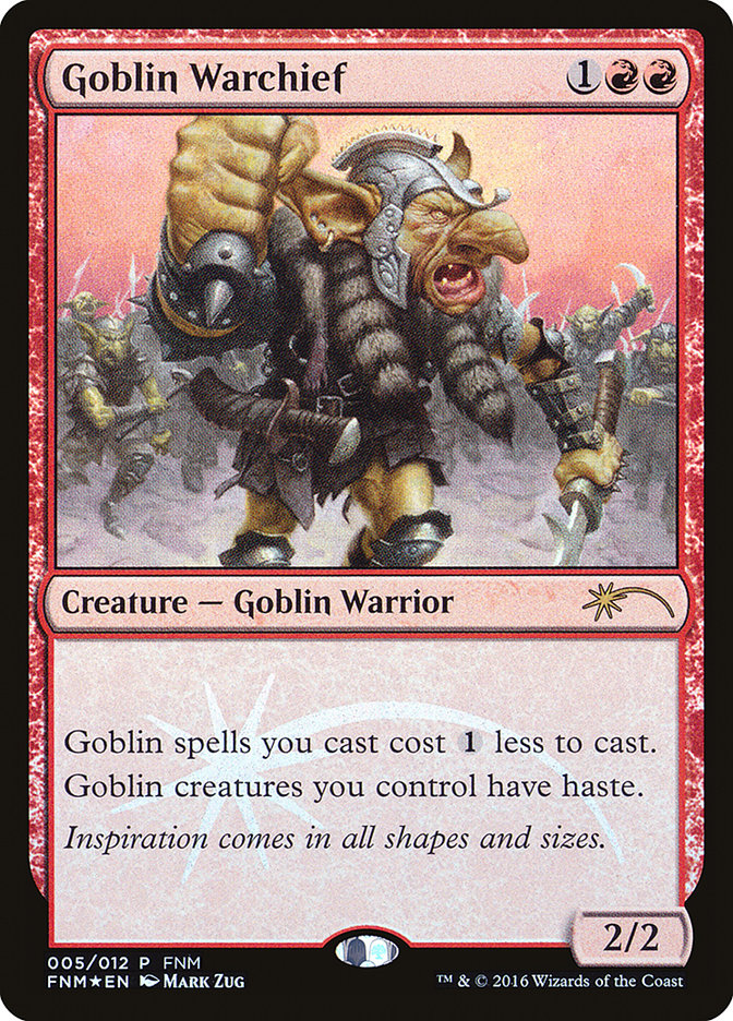 Goblin Warchief [Friday Night Magic 2016] | KingTCG.ca