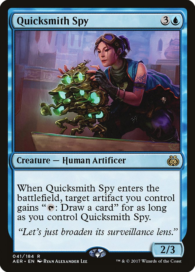 Quicksmith Spy [Aether Revolt] | KingTCG.ca