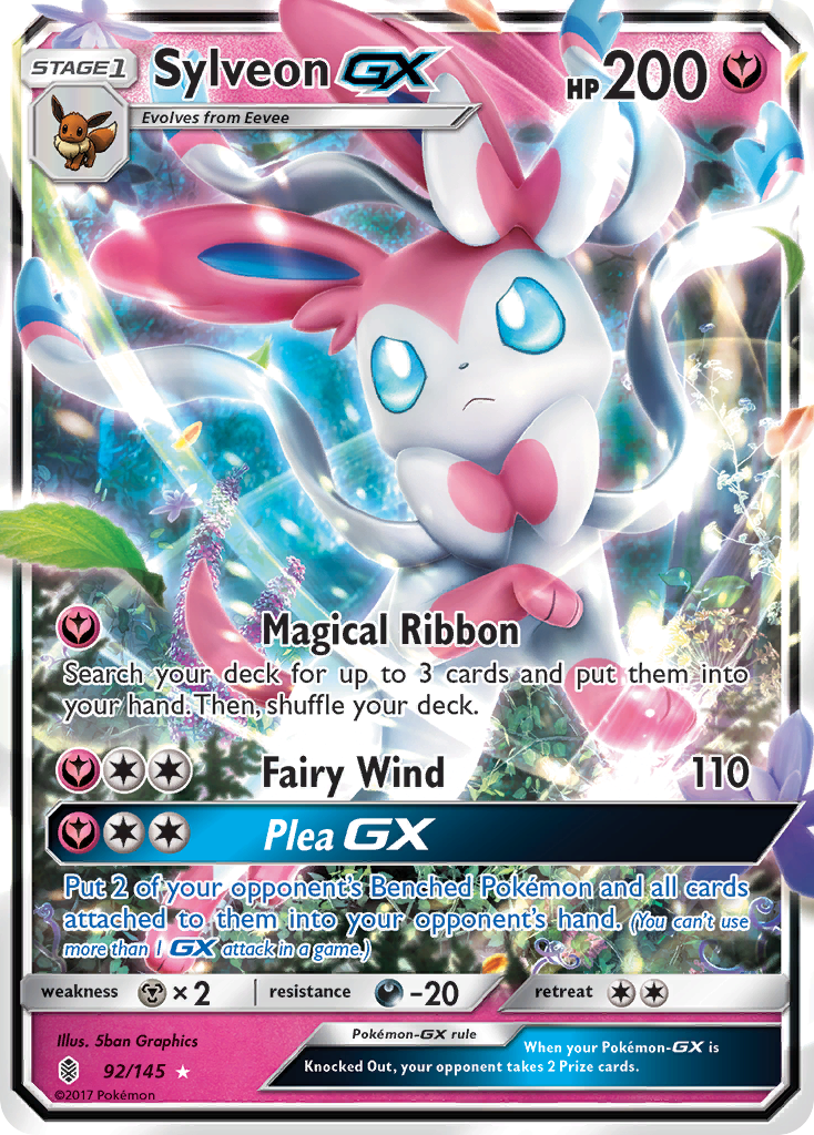 Sylveon GX (92/145) [Sun & Moon: Guardians Rising] | KingTCG.ca