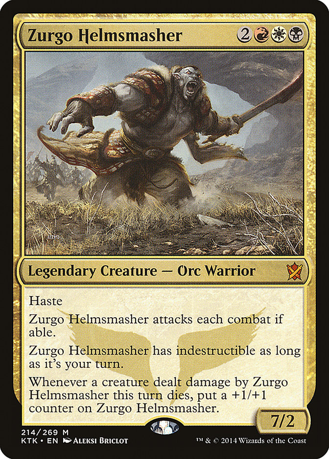 Zurgo Helmsmasher [Khans of Tarkir] | KingTCG.ca