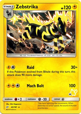 Zebstrika (23/60) [Battle Academy: Pikachu Deck] | KingTCG.ca