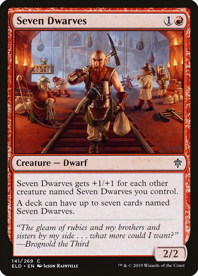 Seven Dwarves [Throne of Eldraine] | KingTCG.ca