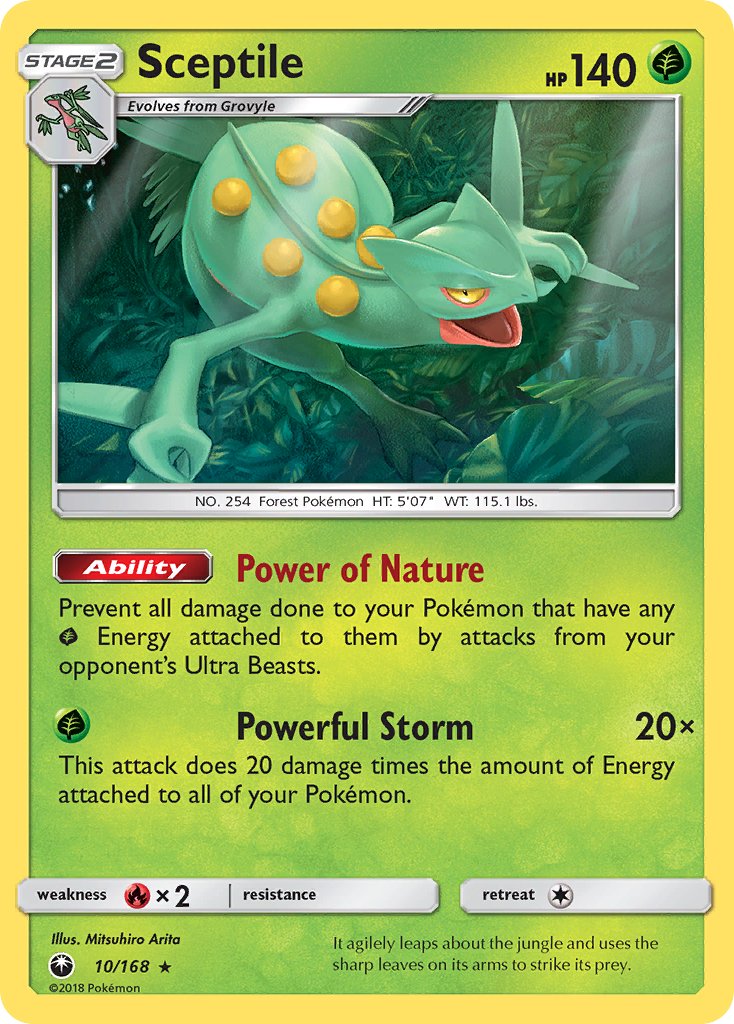 Sceptile (SM Celestial Storm) (10/168) [Theme Deck Exclusives] | KingTCG.ca