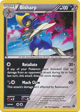 Bisharp (64/114) (Cosmos Holo) [XY: Steam Siege] | KingTCG.ca