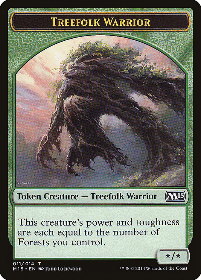 Treefolk Warrior [Magic 2015 Tokens] | KingTCG.ca