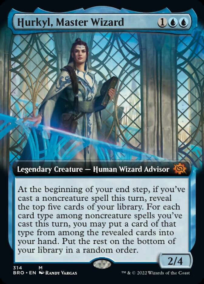 Hurkyl, Master Wizard (Extended Art) [The Brothers' War] | KingTCG.ca