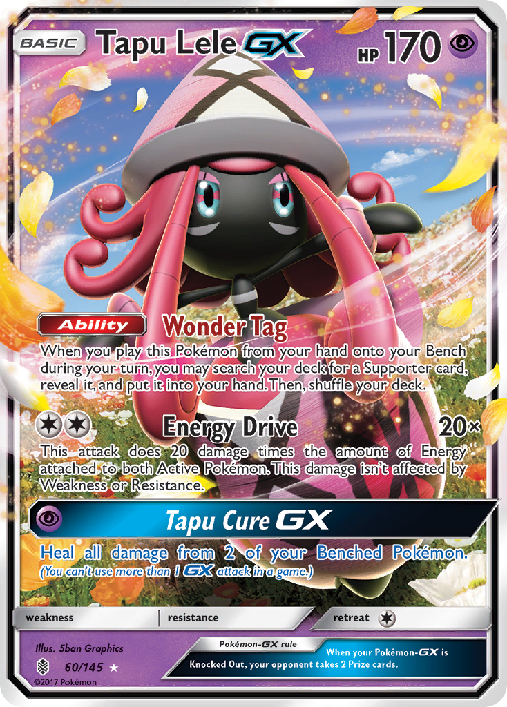 Tapu Lele GX (60/145) [Sun & Moon: Guardians Rising] | KingTCG.ca