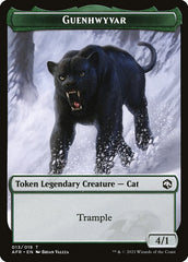 Wolf // Guenhwyvar Double-sided Token [Dungeons & Dragons: Adventures in the Forgotten Realms Tokens] | KingTCG.ca