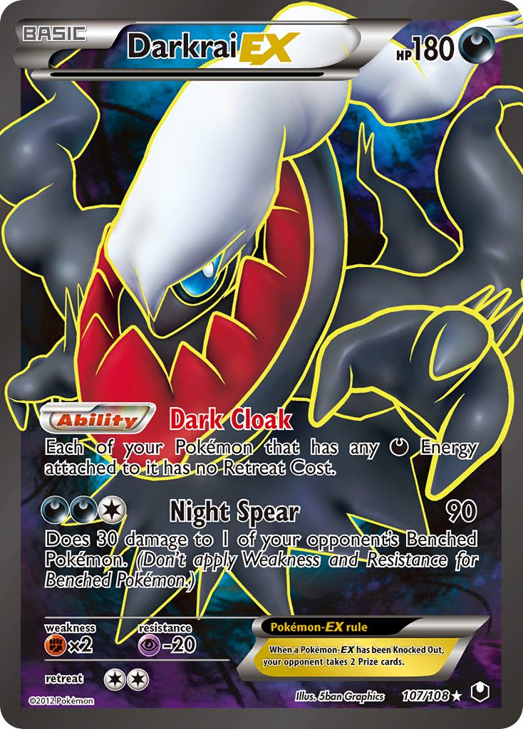 Darkrai EX (107/108) [Black & White: Dark Explorers] | KingTCG.ca