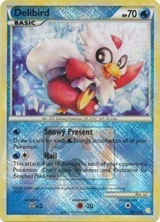 Delibird (39/123) (League Promo) [HeartGold & SoulSilver: Base Set] | KingTCG.ca