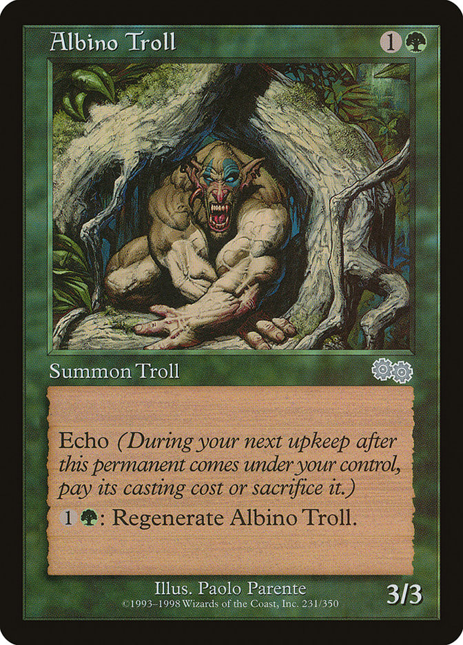 Albino Troll [Urza's Saga] | KingTCG.ca