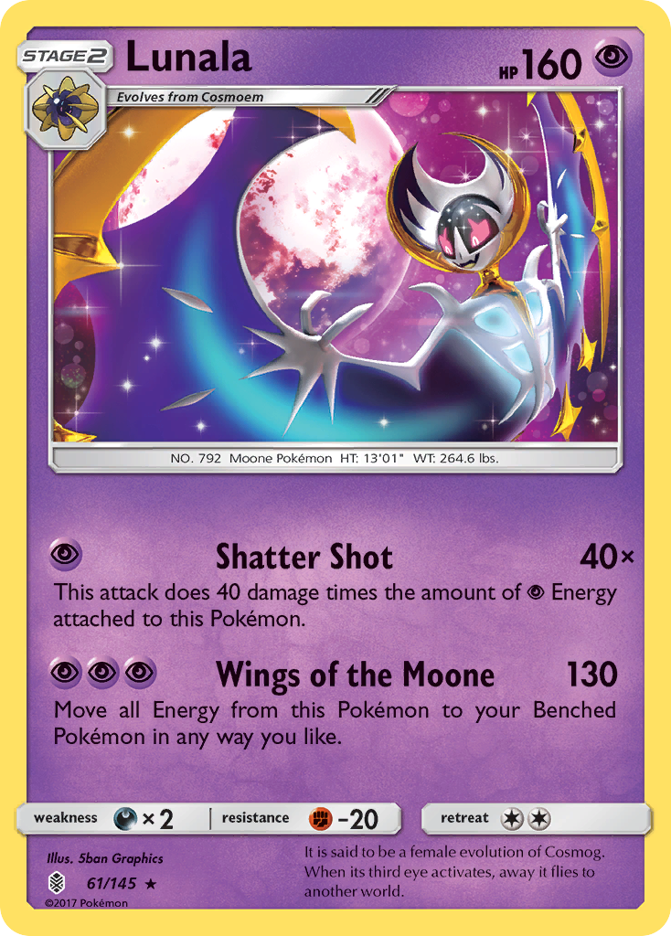 Lunala (61/145) [Sun & Moon: Guardians Rising] | KingTCG.ca