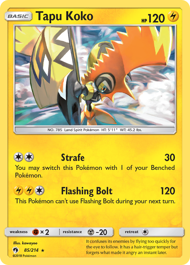 Tapu Koko (85/214) [Sun & Moon: Lost Thunder] | KingTCG.ca