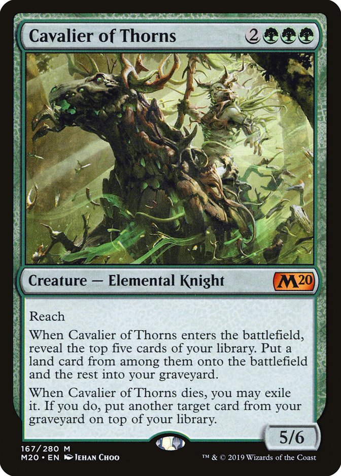 Cavalier of Thorns [Core Set 2020] | KingTCG.ca