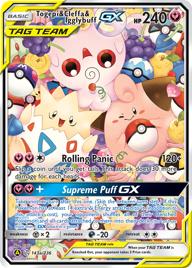 Togepi & Cleffa & Igglybuff GX (143a/236) [Alternate Art Promos] | KingTCG.ca