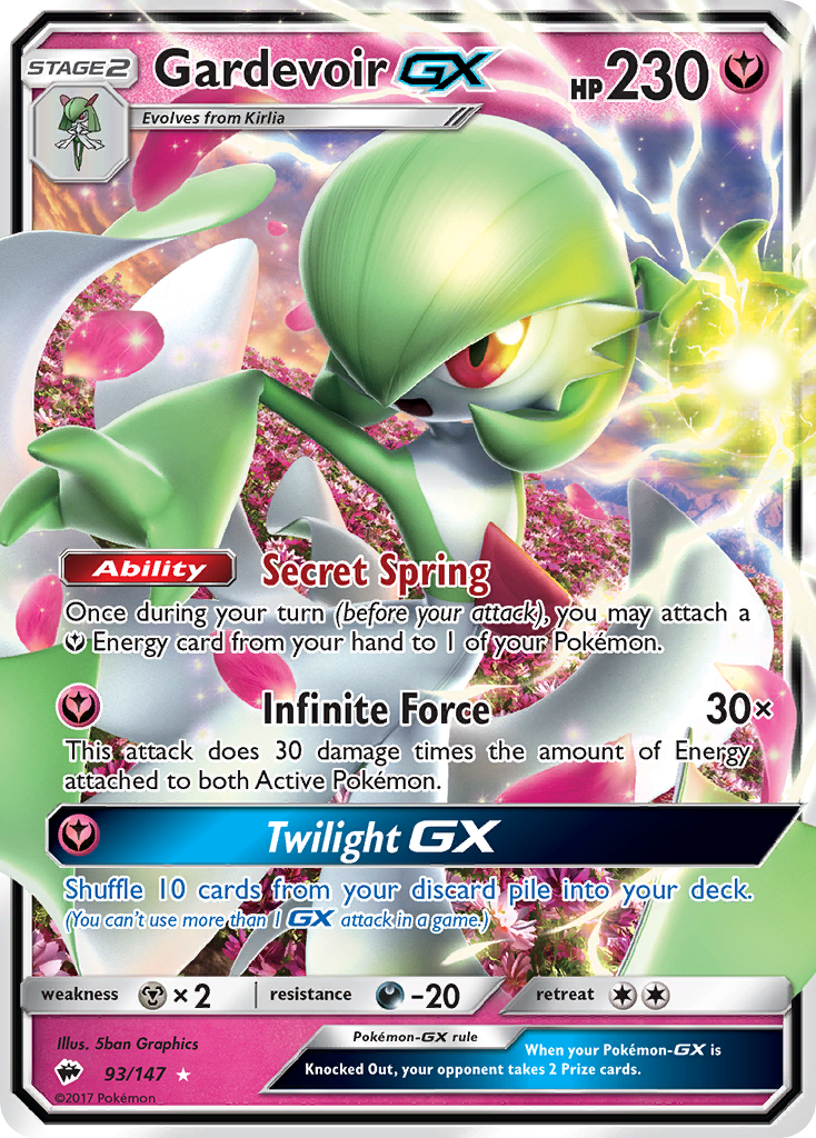 Gardevoir GX (93/147) [Sun & Moon: Burning Shadows] | KingTCG.ca