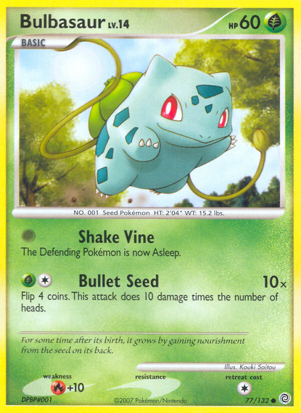 Bulbasaur (77/132) [Diamond & Pearl: Secret Wonders] | KingTCG.ca