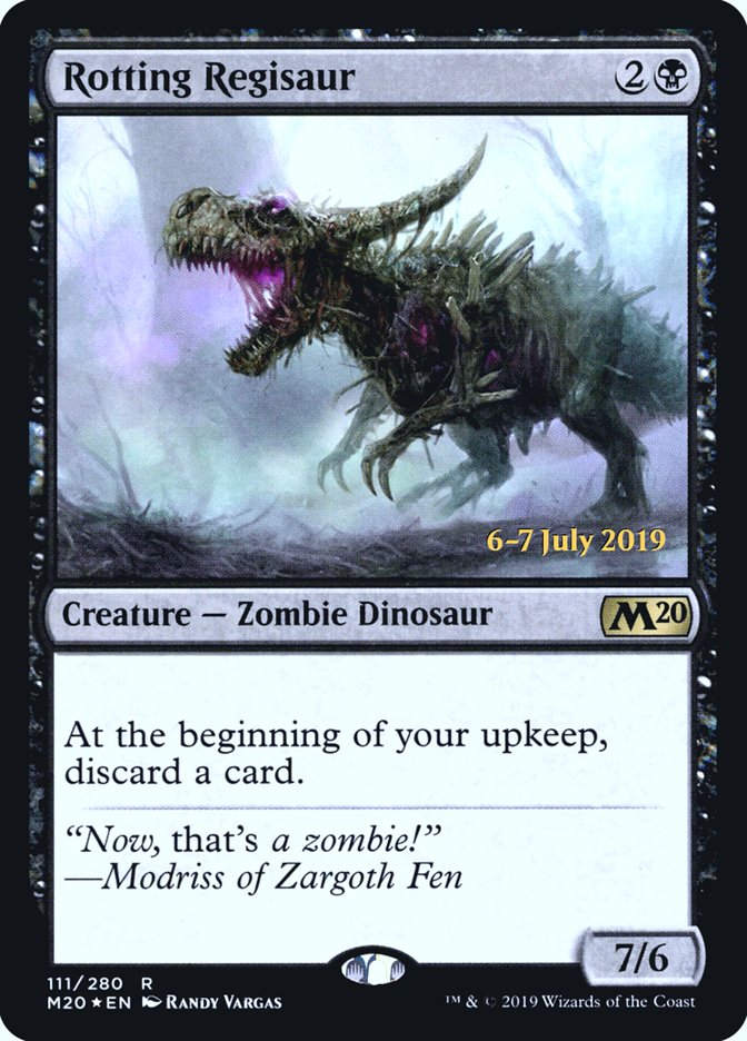 Rotting Regisaur  [Core Set 2020 Prerelease Promos] | KingTCG.ca