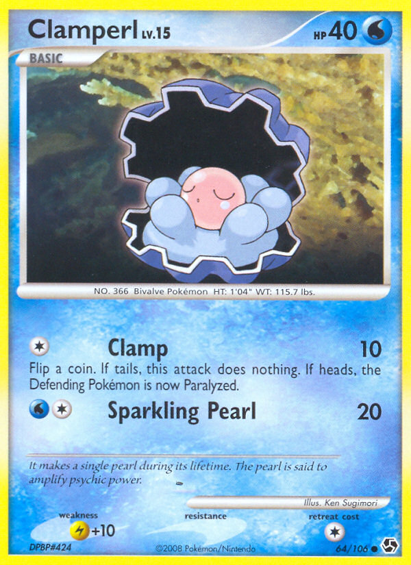 Clamperl (64/106) [Diamond & Pearl: Great Encounters] | KingTCG.ca